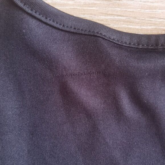 90s Y2K Mesh Embroidery Crop Short Sleeve Tee Baby Tee Vday - Picture 5 of 5